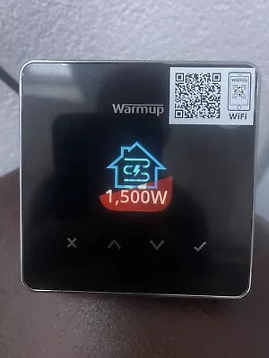 Warmup Element Wifi Smart Black Underfloor Heating Thermostat No Floor Probe • £85