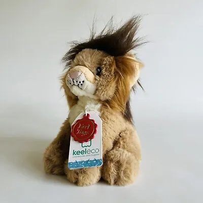 Keel Toys Keeleco Eco Soft Toy Cuddly Plush Lion Stuffed Animal 7” With Tags • £10.95