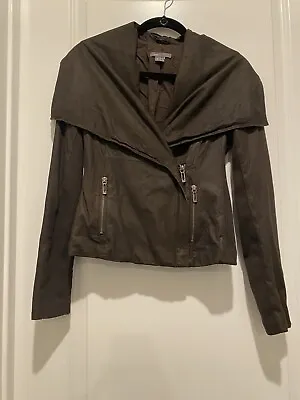 Vince Leather/Wool Jacket- Size XS • $49