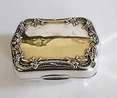 Sterling Silver Trinket Cigarette Box • $90