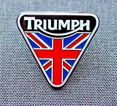 £4.99 • Buy New  Triangle Triumph Motorcycle Pin Biker Badge