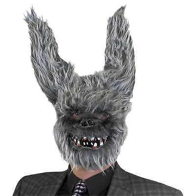 Killer Bunny Rabbit Mask Horror Scary Animal Halloween Fancy Dress Costume • £8.99