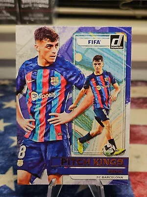 2022-23 Donruss FIFA Soccer Pedri Pitch Kings #5 FC Barcelona Canvas Card Spain • $1.50