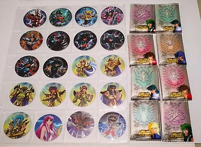 Caballeros Del Zodiaco Saint Seiya Tazos Pogs Taps 25/50 Taps + Mica + Gifts • $29