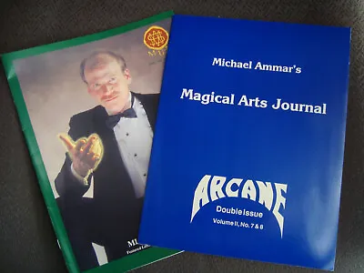 Michael Ammar's Magical Arts Arcane Vol 2 No.7&8 + 4th World Lecturer Tour • $35