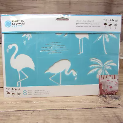 Martha Stewart Crafts Adhesive Laser-Cut Stencils 8 Piece Tropical Reusable NEW • $19.87