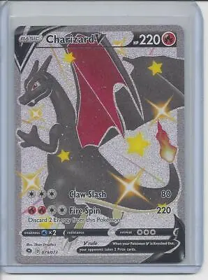 $699.99 • Buy SHINY CHARIZARD V Pokemon Champion’s Path 079/073 Full Art Mint-NM PSA 10? RARE!