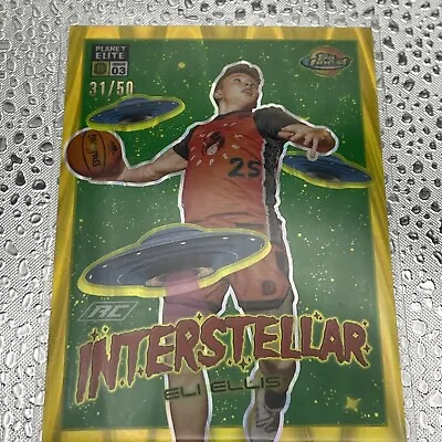 2023 Topps Finest Overtime Card Eli Ellis Rc Planet Elite Interstellar Gold #/50 • $49.99