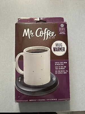 NEW!! Mr. Coffee Tea Soup Hot Beverages MWBLK Mug Warmer For Office Home Use • $15