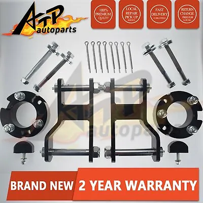 2.5  Front & 2 Rear Suspension Lift Kit Greaseable Shackle For Nissan Navara D40 • $142