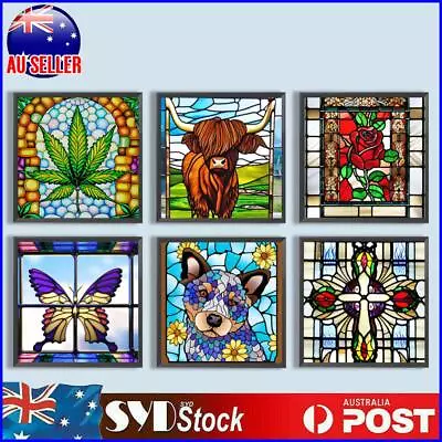 5D DIY Full Drill Diamond Painting Art Stained Glass Embroidery Kit Home Decor • $7.39