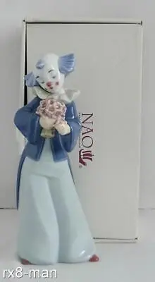 £16 • Buy SUPERB VINTAGE NAO BY LLADRO FIGURINE COURTEOUS CLOWN MODEL No.1652 BOXED