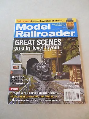 MODEL RAILROADER Magazine JUNE 2013 GREAT SCENES ON A TRI-LEVEL LAYOUT TRAINS • $11.99