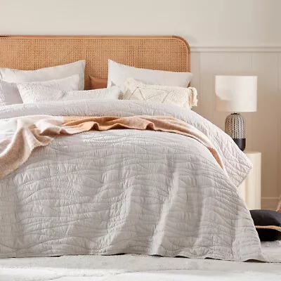 New Habitat Ocean Waves Coverlet Set • $99