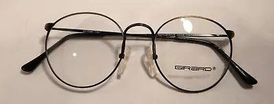 Vintage GIRARD 4434 Copper 51/20 P3 Round All Metal Eyeglass Frame NOS  #356 • $9.99