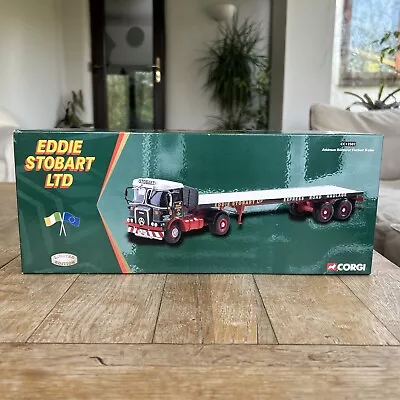 Corgi 1/50 Atkinson Borderer Flatbed Trailer Eddie Stobart CC12502 • $19.91