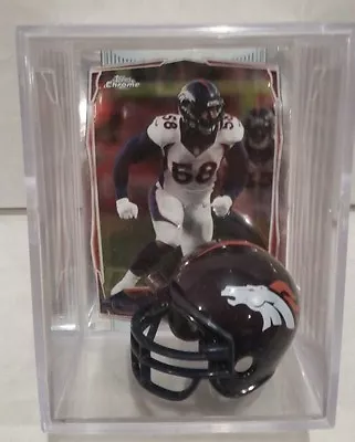 Von Miller Denver Broncos Mini Helmet Card Display Case Shadowbox LB Autograph • $14.99