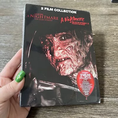 A Nightmare On Elm Street 1 & 2 (DVD 2018; 2-Film Collection) NEW W/ Slipcover • $11.95