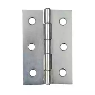 3  Door Hinges Internal 12x Pack - Chrome Plated With Screws - Butt Hinge • £7.99