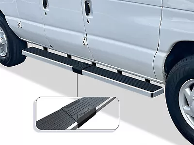 IBoard Running Boards 6 Inches Silver Fit 99-14 Ford Econoline Full Size Van • $239