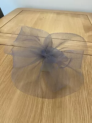 Accessorize Grey Feathered Bow Fascinator BNWT Wedding Races Formal RRP: £30 • £21.99