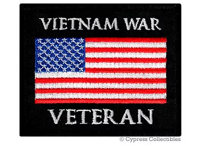 VIETNAM WAR VETERAN PATCH Embroidered Iron-on US MILITARY VET EMBLEM VIET NAM • $4.99