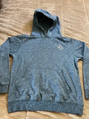 Pullover Hoodie - Volcom Youth Large-lt. Blue • $8