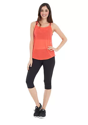 Marika Women's Activewear Mesh Tank Top Workout Shirt • $11.50