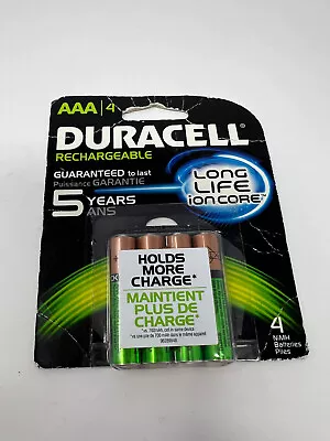 Duracell Rechargeable AAA Batteries 4 Pack • $12.95