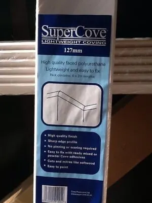 Supercove Lightweight Coving 127mm X 2m 6 Pack (96358) • £24.99