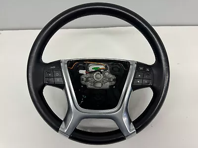 10-16 Volvo XC70 XC60 S80 4 Spoke Steering Wheel Black Leather W/ Nav 31271094 • $95