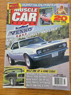 Muscle Car Review Magazine March 1999 Yenko Camaro + 72 Olds Poster Linda Vaughn • $4.95