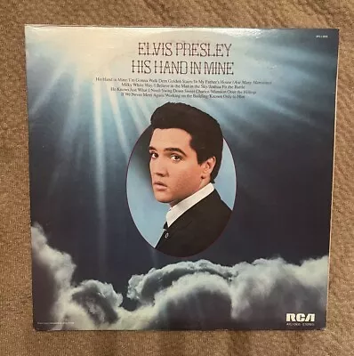 ELVIS PRESLEY - HIS HAND IN MINE 1976 Gospel Soul LP Album (Good+VG Condition) • $4.99