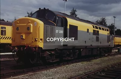3813 - 35mm Colour Diesel Railway Slide - 37230 - Old Oak Common • £2.25