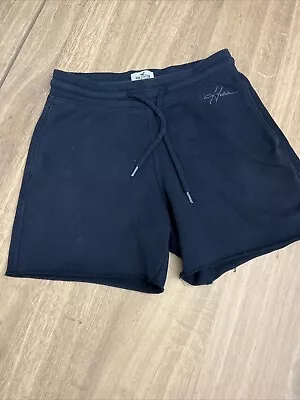 Mens Hollister Jersey Shorts With Pockets  - XXS - Black • £7.45