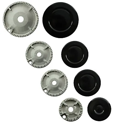 £15.94 • Buy Flame Burner Cap Crown Kit For STOVES Oven Cooker Gas Hob Small Medium Large