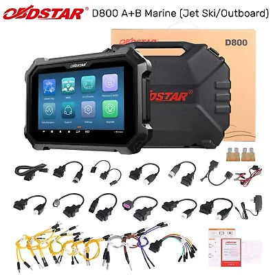 OBDSTAR D800 A+B Marine Jet Ski Outboard Diagnostic Scanner For MERCURY SEA-DOO • $2023.48