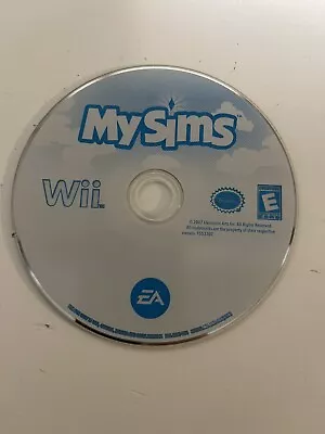 MySims Nintendo Wii 2007 EA Video Game DISC ONLY Simulation Life My Sims • $9.30