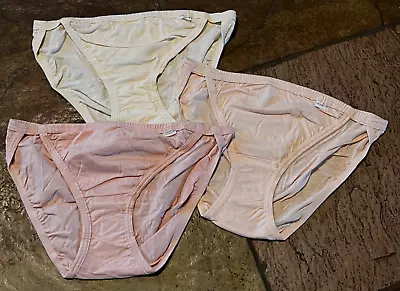 Lot 0f 3 Jockey Elance Large VINTAGE RIO String Bikini Cotton NWOT • $9.99