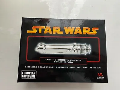 Star Wars Master Replicas .45 Scaled Darth Sidious Lightsaber Exclusive Sw-330 • $234.03