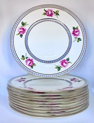 Cauldon English Roses Dinner Plates – Set Of 11 • $51