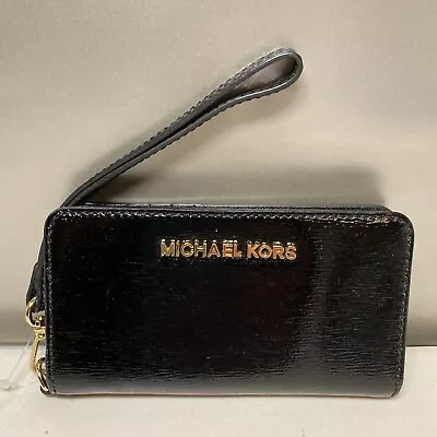 Michael Kors Jet Set Travel Slim Tech Wristlet Black NEW With TAGS • $29.99