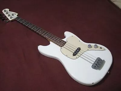 1997 Fender Squier 'Vista Series' MusicMaster Bass White Rosewood • $389.04