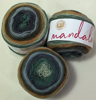 Lion  Brand Yarn Mandala Yarn 3X150g Cakes • £13.99