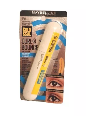 Maybelline New York The Colossal Curl Bounce Waterproof Mascara Brownish Black • $5