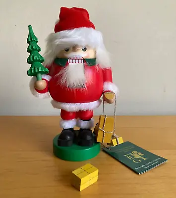 Richard Glasser Nutcracker Santa Claus Presents & Tree Erzgebirgische Volkskunst • $24.99