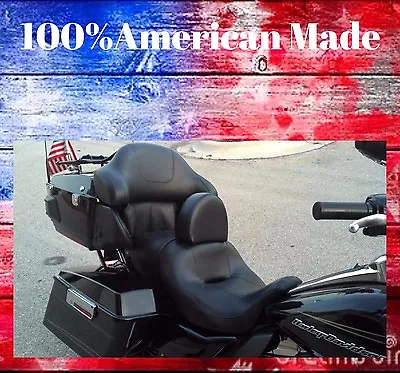 Harley Davidson Motorcycle Drivers Backrest For Ultra Classic Adjustable F/B  • $70.87