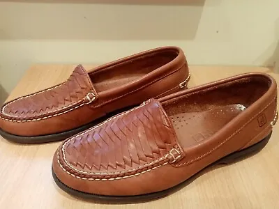 £24.99 • Buy SIZE 7.5 LOAFER SHOES TAN From SPERRY TOP SIDER DESIGNER SLIP ON EXCELLENT COND.