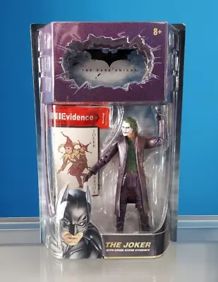 Mattel 2008 The Dark Knight Movie Masters Joker With Crime Scene Evidence MOC • $19.99