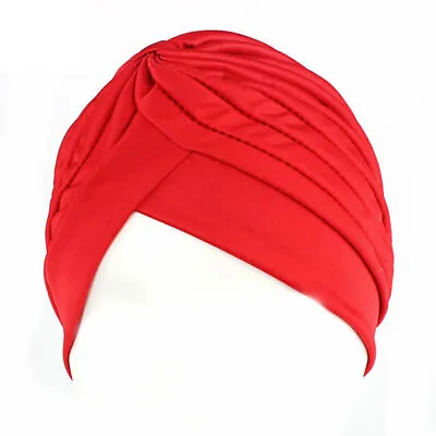 Ladies TURBAN Band Hat Cap Hijab Headwear Wrap Hair Loss Chemo Headwrap Bandana • £3.29